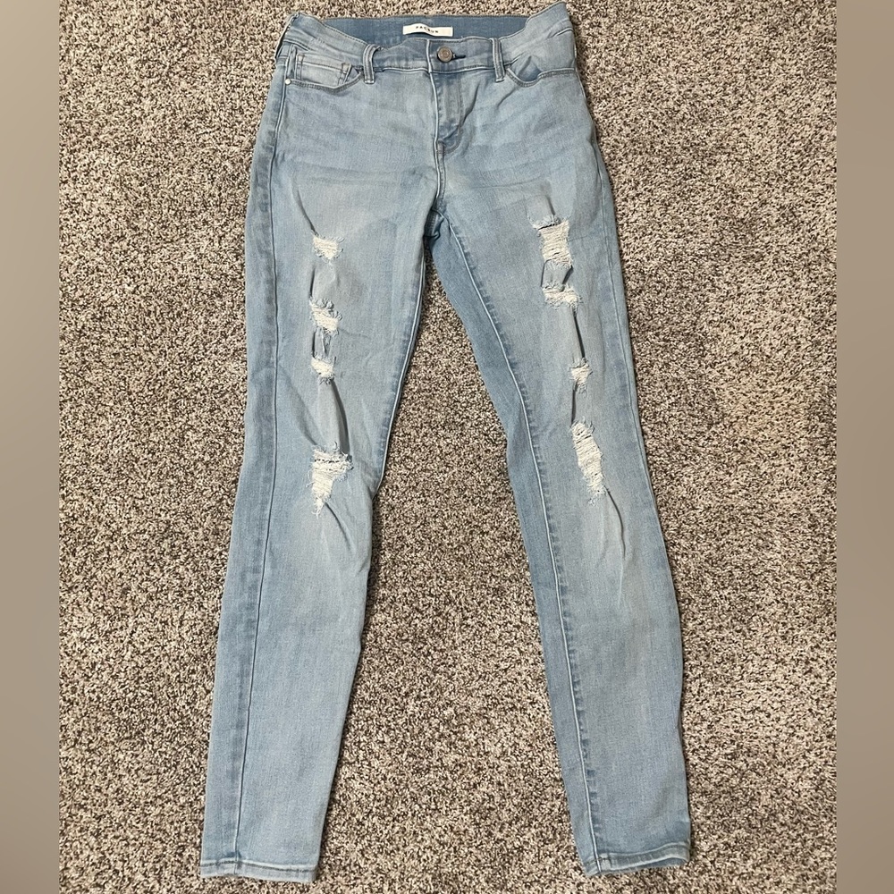 Pacsun Light washed ripped jeans